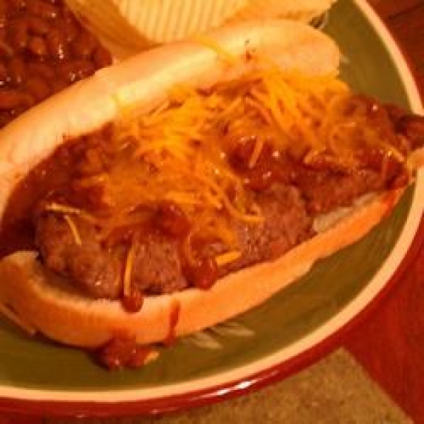 Hamburgers Chili Dog Style