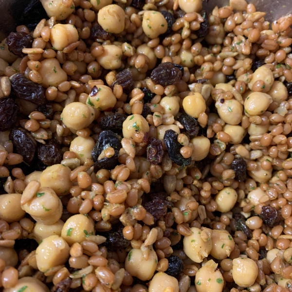 Curried Wheat Berry Salad