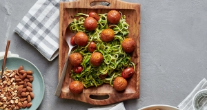 Zoodles with Plant-Based Meatballs