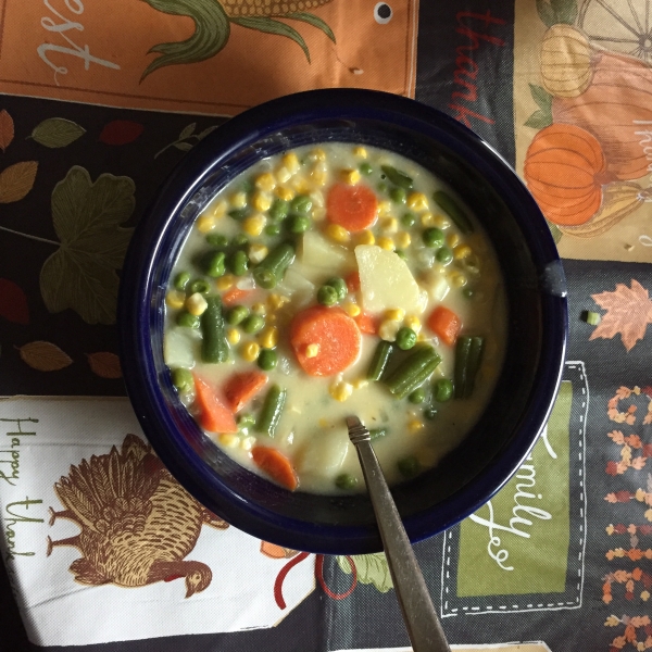 Cheesy Vegetable Chowder