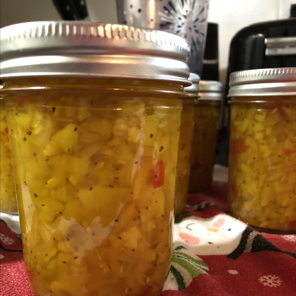 Zucchini Relish with Sweet Peppers