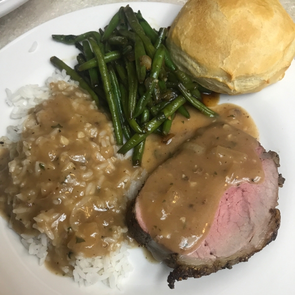 Beef Roast and Onion Gravy