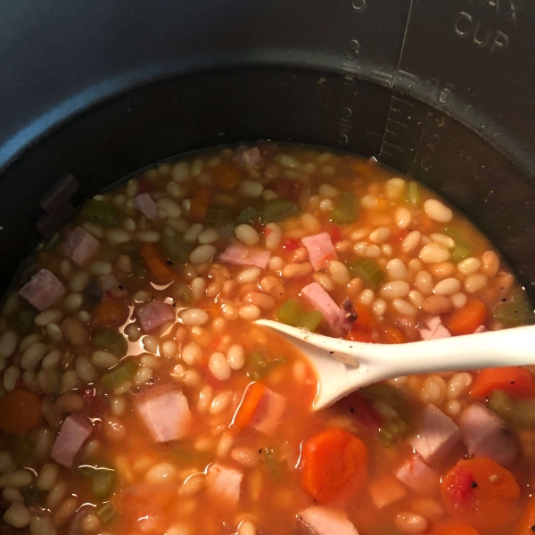 Instant Pot Double Bean and Ham Soup