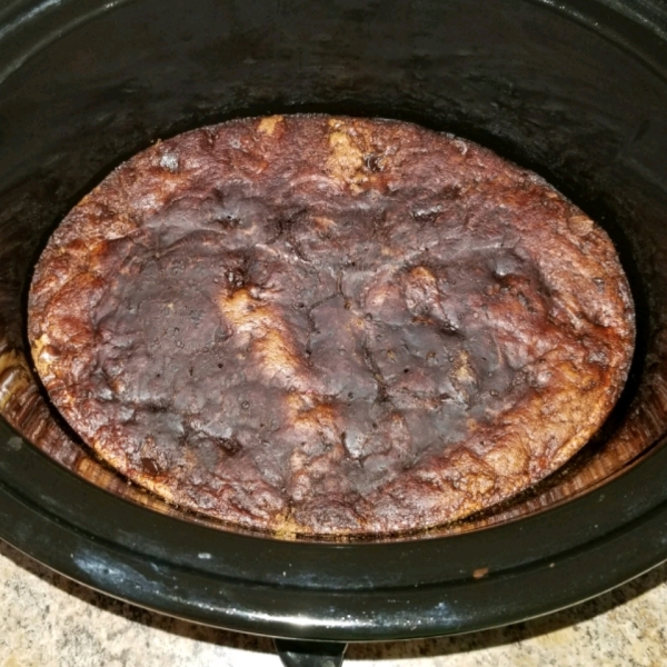 Slow-Cooker Peanut Butter Fudge Cake