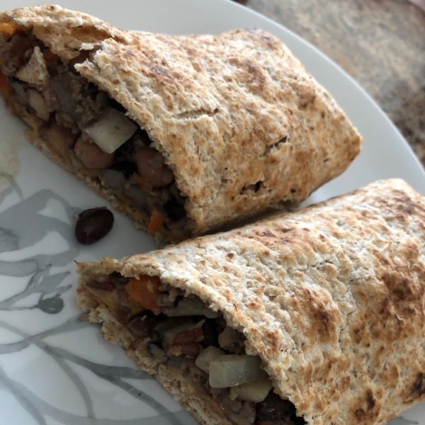 Black Bean and Rice Burritos