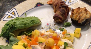 Crab & Avocado Salad with Fruit Salsa