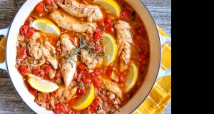 Skillet Chicken with Lemon and Rosemary