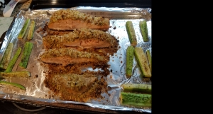 Oven-Roasted Pistachio-Crusted Salmon