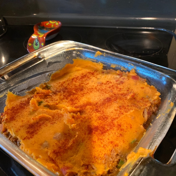 Autumn Sweet Potato Shepherd's Pie