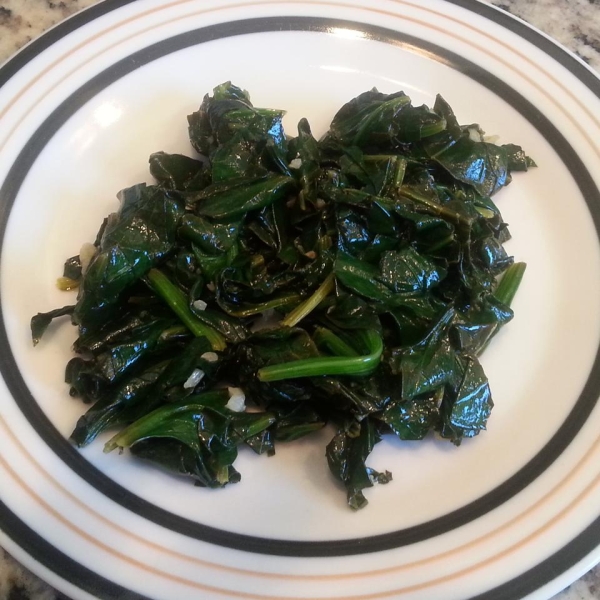 Buttery Lemon Spinach