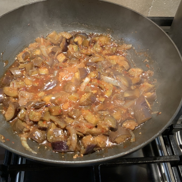 Eggplant with Garlic Sauce