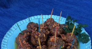 Party Meatballs with Maple Glaze