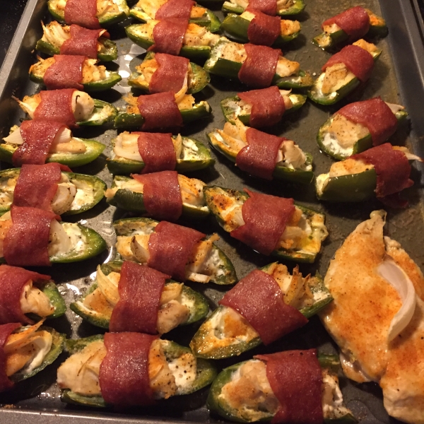 Bacon Jalapeno Pepper Chicken Bites