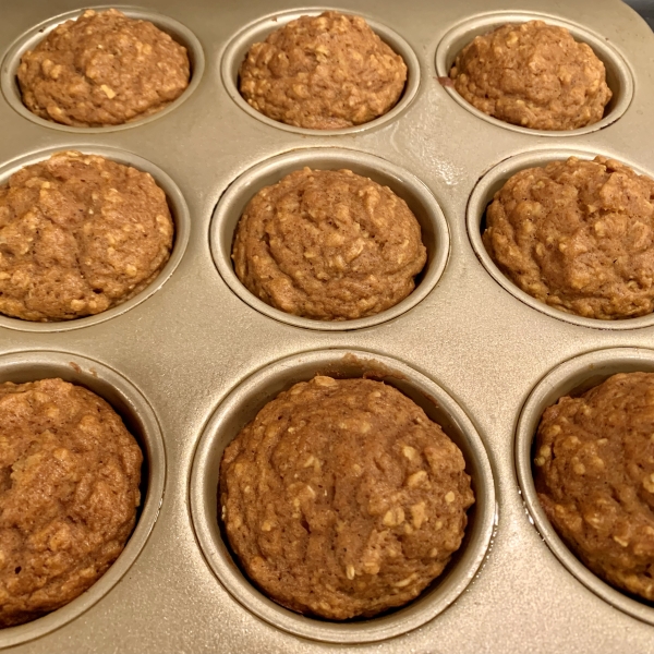 October Oatmeal Pumpkin Muffins