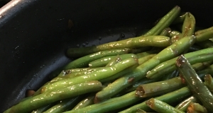 Steamed Green Beans with Roasted Tomatoes