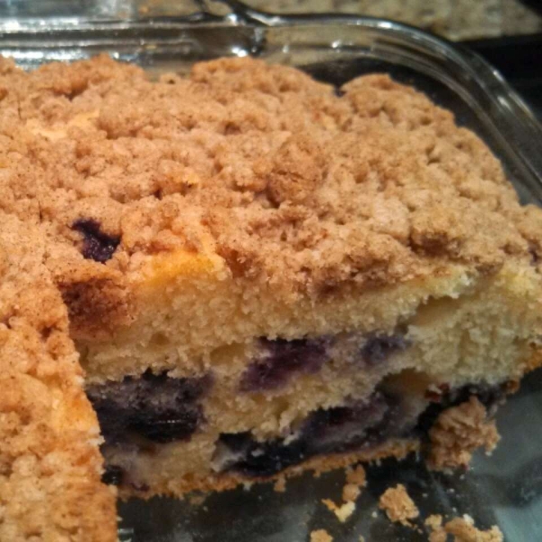 Sugar Free Blueberry Coffee Cake