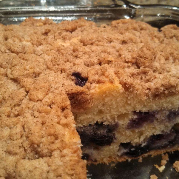 Sugar Free Blueberry Coffee Cake