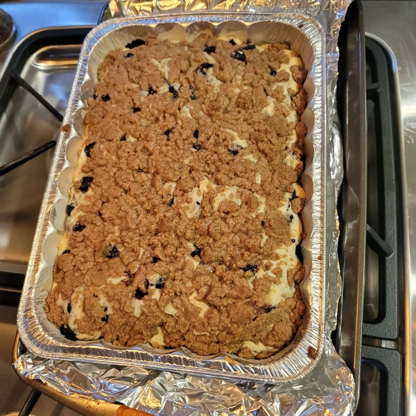 Sugar Free Blueberry Coffee Cake