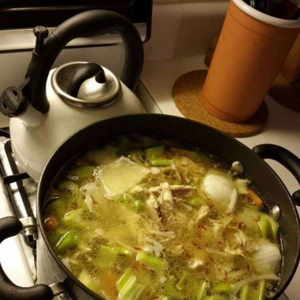 Grandpa's Garden Chicken Soup