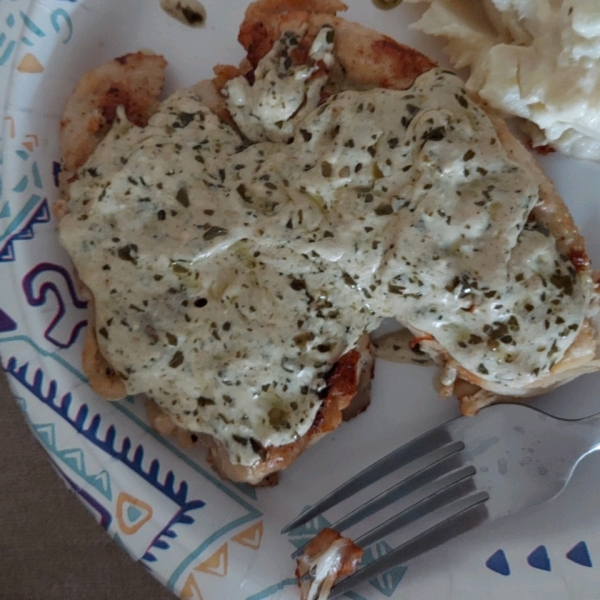 Creamy PHILLY Pesto Chicken