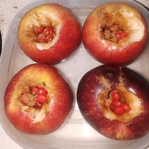 Red Hot Baked Apples