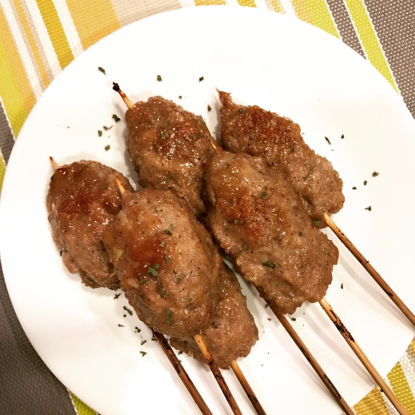 Thai-Style Ground Pork Skewers