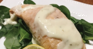 Meyer Lemon Cream Sauce for Salmon