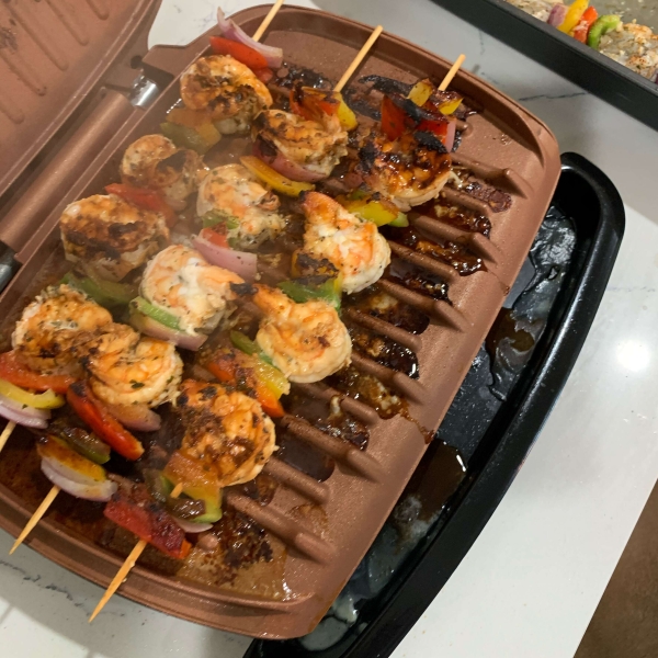 Garlic Shrimp Kabobs