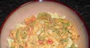 Chicken with Pepper Cheese Sauce