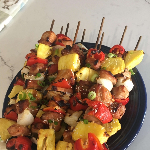 Grilled Pork and Pineapple Kabobs