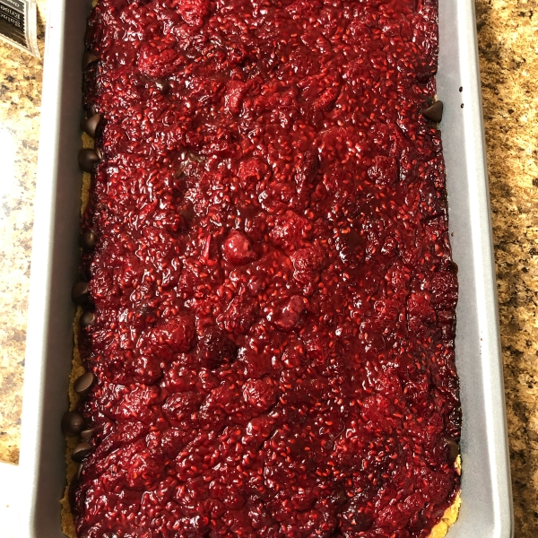 Raspberry Chocolate Bars