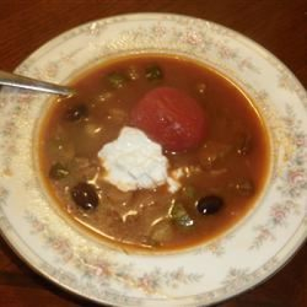 Solianka (Russian Beef Soup)