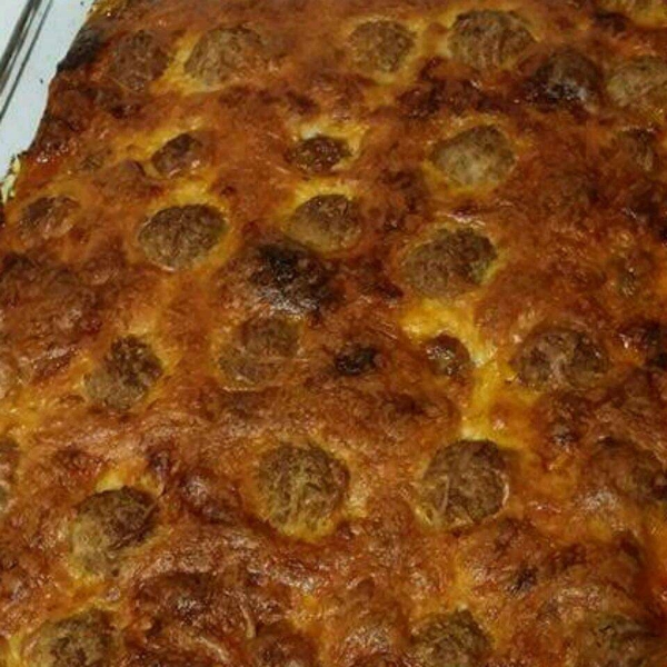 Creamy Meatball Sub Casserole