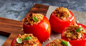 Air-Fried Italian Stuffed Tomatoes