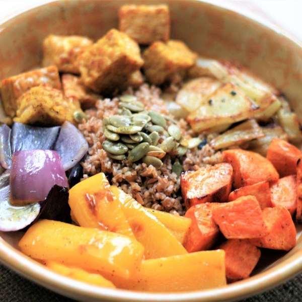 Roasted Veggie Buddha Bowl