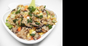 Egg Fried Rice with Cucumber