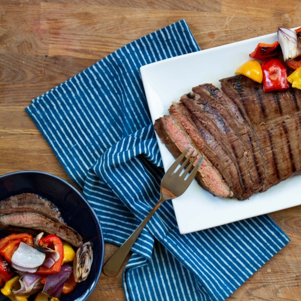 Barbequed Marinated Flank Steak