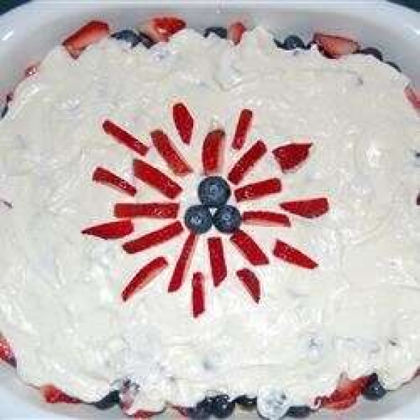 Red, White, and Blueberry Shortcake