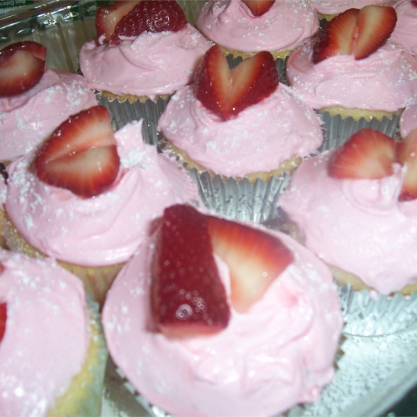 Strawberry Cake and Frosting II