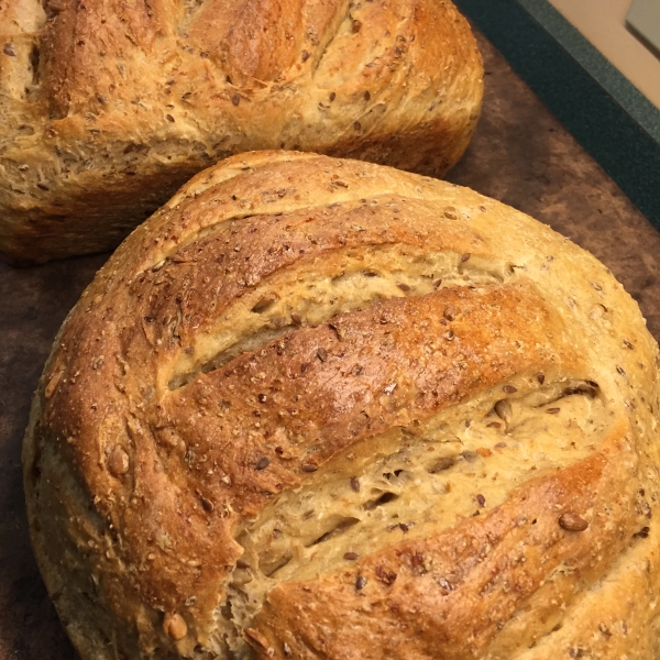 Cracked Wheat Sourdough Bread