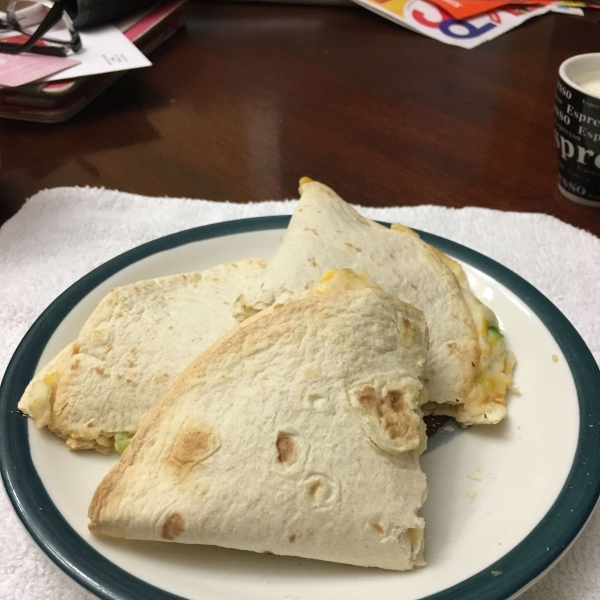 Mashed Potato Quesadilla