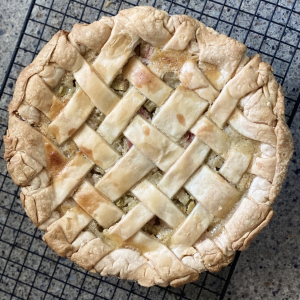 Rhubarb Custard Pie IV