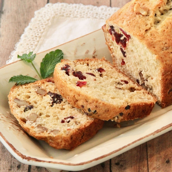 Apple Cider-Cranberry Bread
