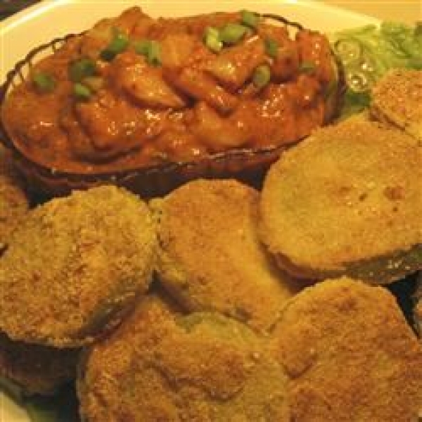 Fried Green Tomatoes with Shrimp Remoulade