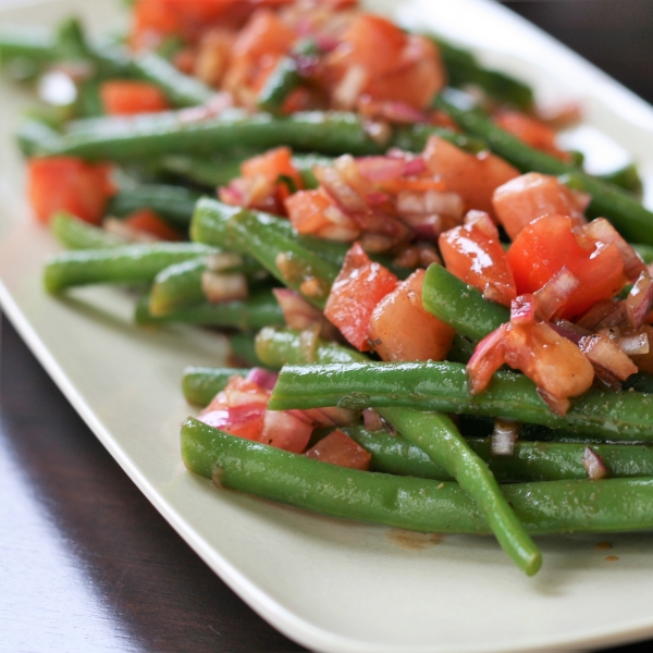 Fresh Balsamic Green Bean Salad