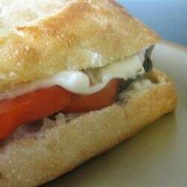 Toasted Caprese Sandwich