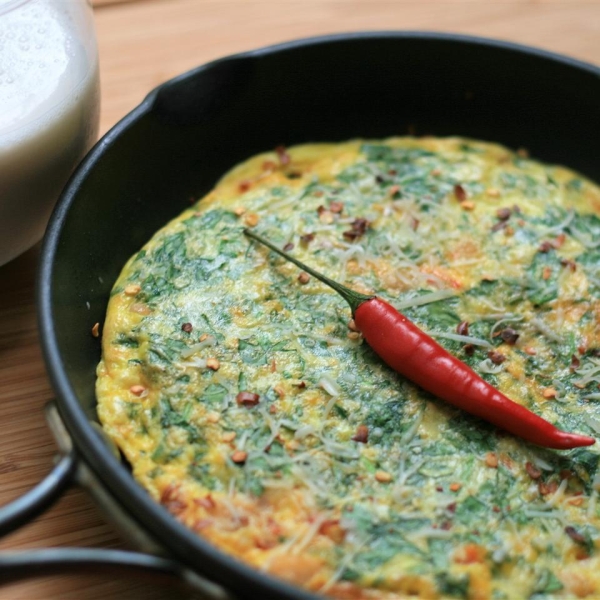 Brunchtime Spicy Chickpea Frittata