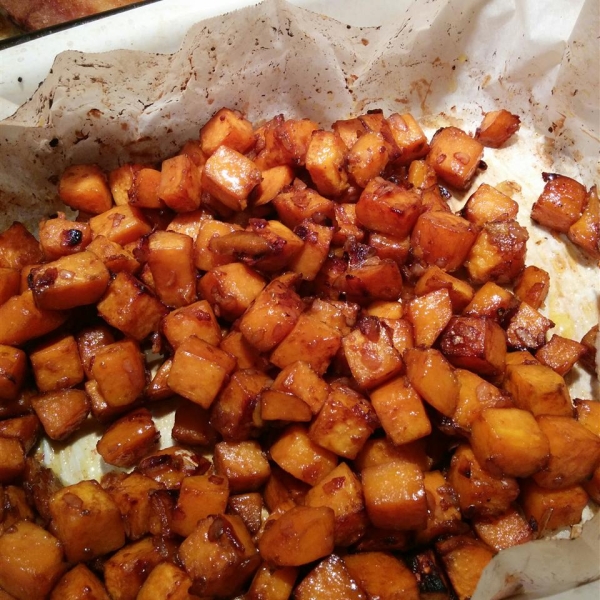 Onion Roasted Sweet Potatoes