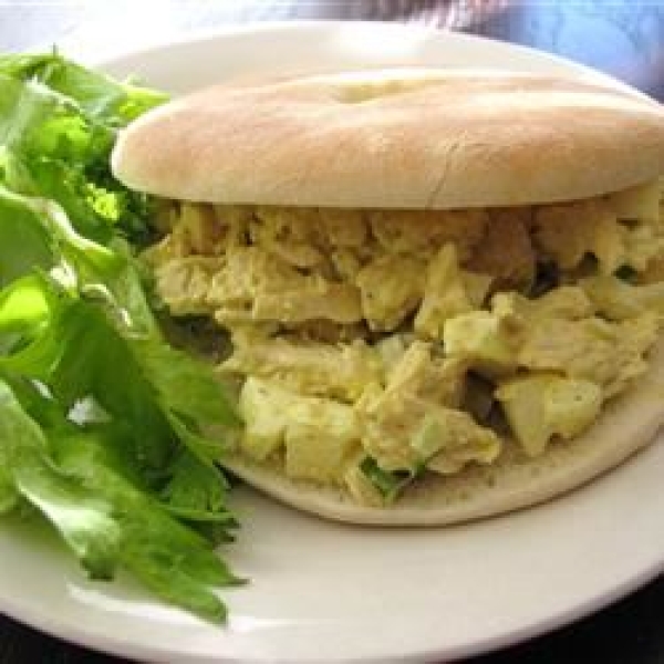 Curry Chicken Salad with Eggs