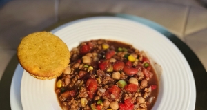 Grandma's Slow Cooker Vegetarian Chili